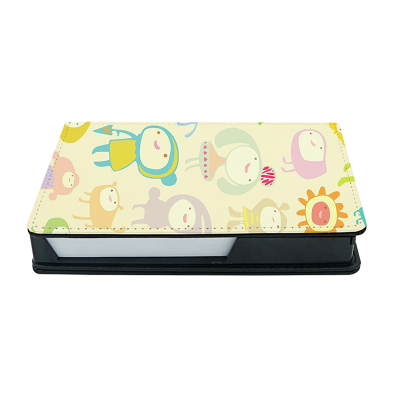 Sublimation Leatherette Sticky Notes Box - rektangel