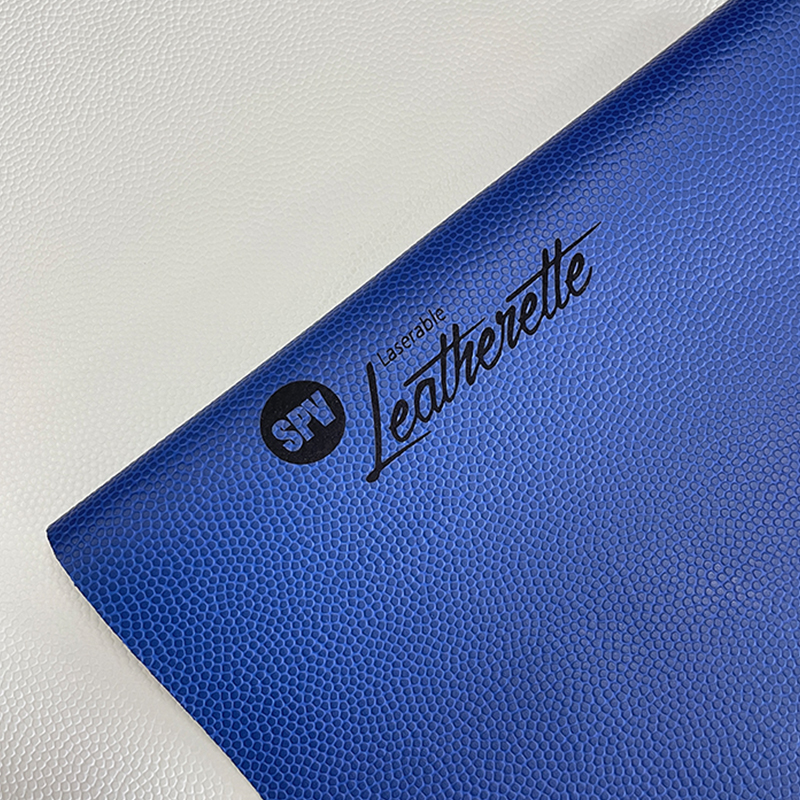 Baskettextur laserbara konstläderlakan med klister/utan klister