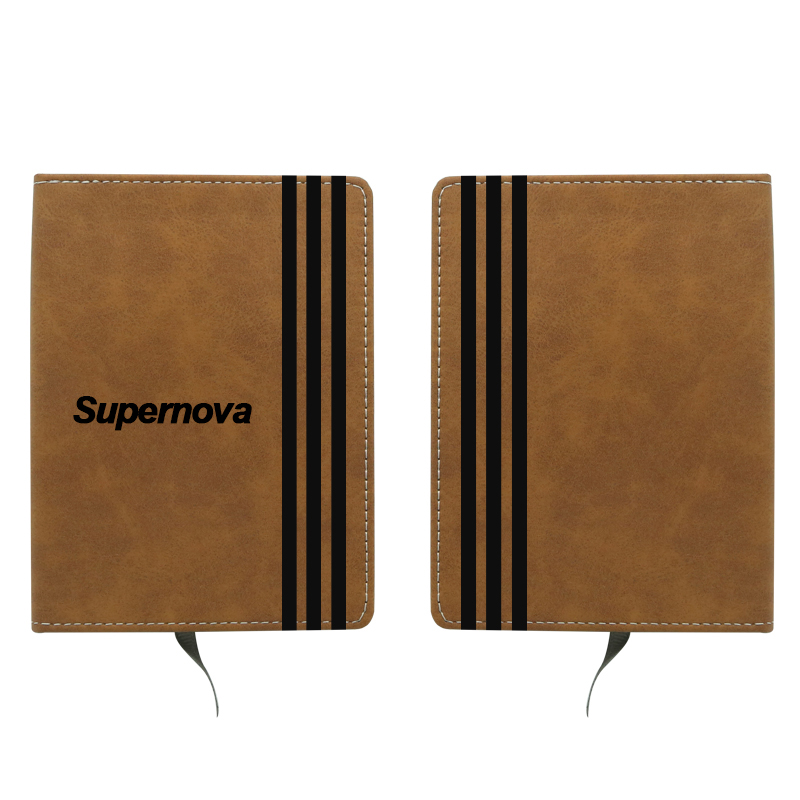 Sublimation Color Läder Notebook - A5 storlek