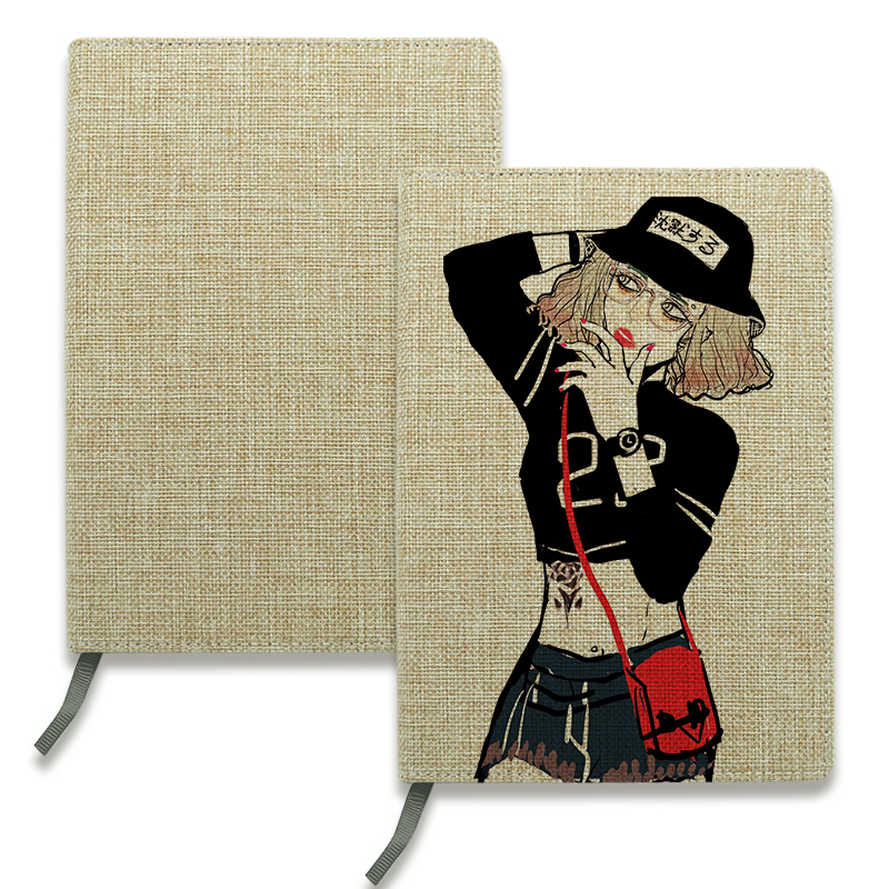 Sublimation Jute Notebook - A6 storlek