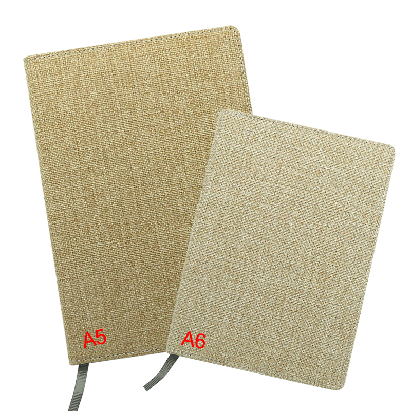 Sublimation Jute Changeable Notebook - A5 storlek