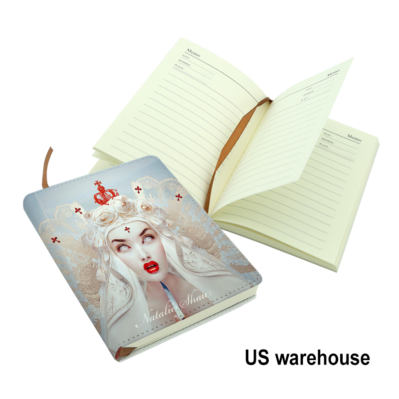 Sublimation PU Läder Notebook - A6 storlek