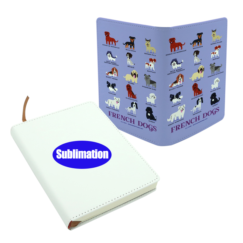 Sublimation PU Läder Notebook - A6 storlek
