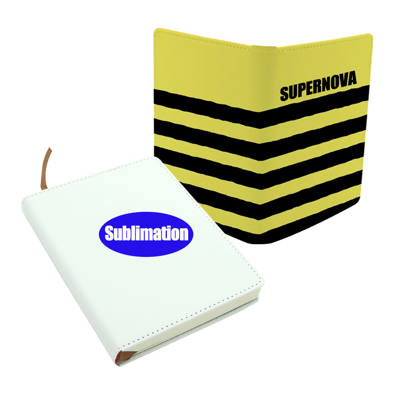 Sublimation PU Läder Notebook - A5 storlek
